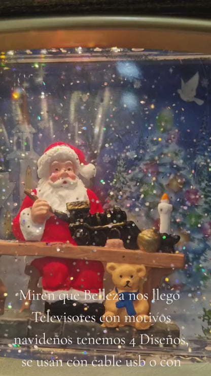 Televisión sonido movimiento navidad