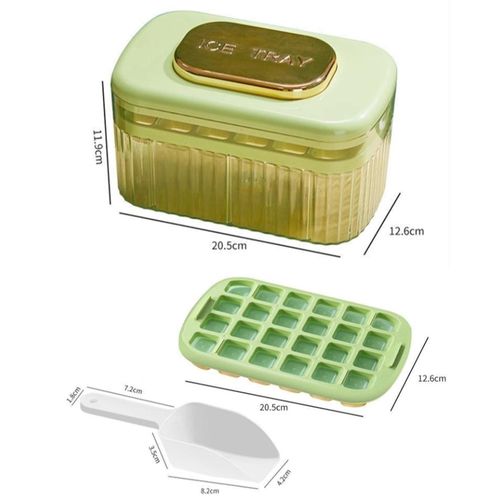 Cubetera doble dispensador de hielo